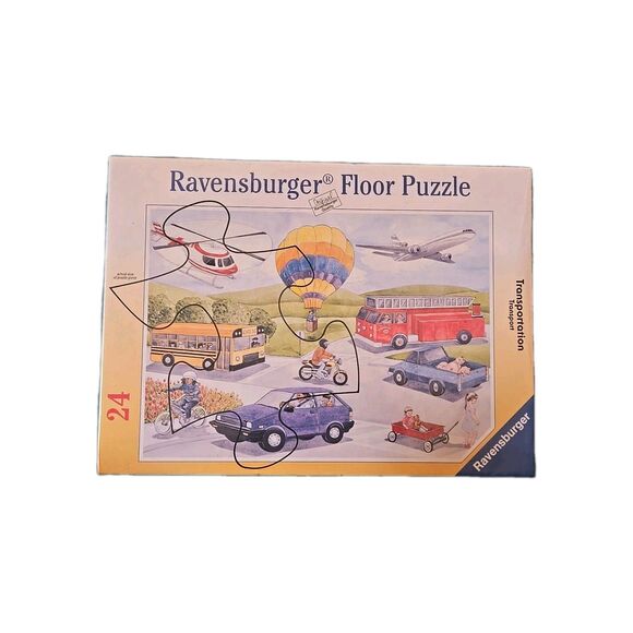 Ravensburger Floor Puzzle Transportation RF943 24"× 36 " Ages 2+ Fun For Childrn - Picture 1 of 7